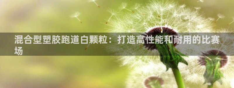 谈球吧论坛：混合型塑胶跑道白颗粒：打造高性能和耐用的比赛
场