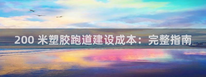谈球吧体育：200 米塑胶跑道建设成本：完整指南