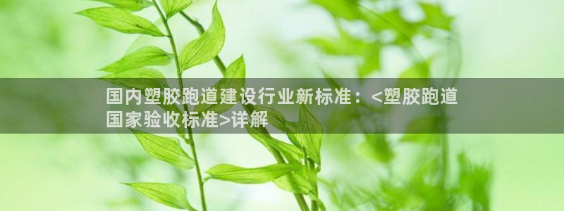 谈球吧体育：国内塑胶跑道建设行业新标准：<塑胶跑道
