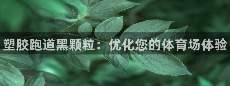 谈球吧体育app下载足球比赛视频：塑胶跑道黑颗粒：优化您的体育场体验