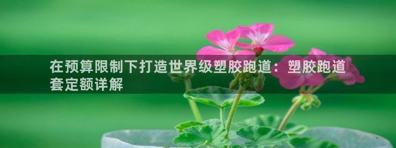 谈球吧体育app下载中心官网苹果：在预算限制下打造世界级塑胶跑道：塑胶跑道
套定额详解
