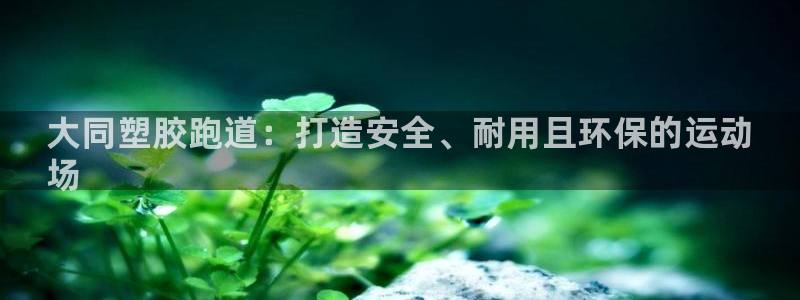 谈球吧在线登陆：大同塑胶跑道：打造安全、耐用且环保的运动
场
