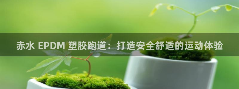 谈球吧属于哪个旗下：赤水 EPDM 塑胶跑道：打造安